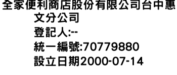 IMG-全家便利商店股份有限公司台中惠文分公司