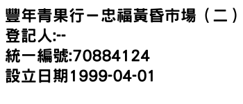 IMG-豐年青果行－忠福黃昏市場（二）