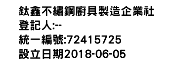 IMG-鈦鑫不繡鋼廚具製造企業社