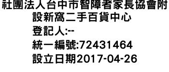 IMG-社團法人台中市智障者家長協會附設新窩二手百貨中心