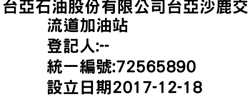 IMG-台亞石油股份有限公司台亞沙鹿交流道加油站