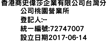 IMG-香港商史偉莎企業有限公司台灣分公司桃園營業所