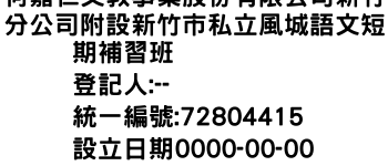 IMG-何嘉仁文教事業股份有限公司新竹分公司附設新竹市私立風城語文短期補習班