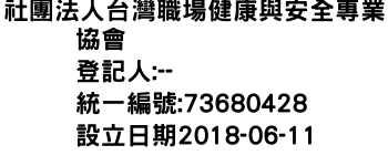 IMG-社團法人台灣職場健康與安全專業協會