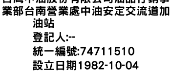 IMG-台灣中油股份有限公司油品行銷事業部台南營業處中油安定交流道加油站