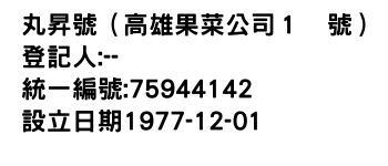 IMG-丸昇號（高雄果菜公司１號）