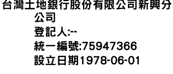 IMG-台灣土地銀行股份有限公司新興分公司