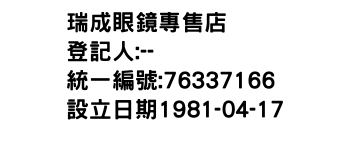 IMG-瑞成眼鏡專售店