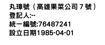 IMG-丸璋號（高雄果菜公司７號）