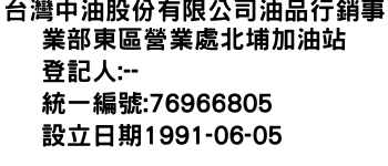 IMG-台灣中油股份有限公司油品行銷事業部東區營業處北埔加油站