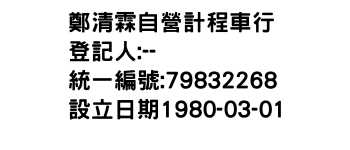 IMG-鄭清霖自營計程車行