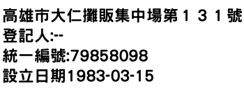 IMG-高雄市大仁攤販集中場第１３１號