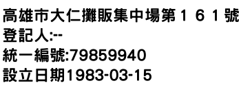 IMG-高雄市大仁攤販集中場第１６１號