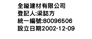 IMG-全鎰建材有限公司