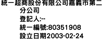 IMG-統一超商股份有限公司嘉義市第二分公司