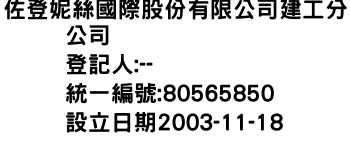 IMG-佐登妮絲國際股份有限公司建工分公司