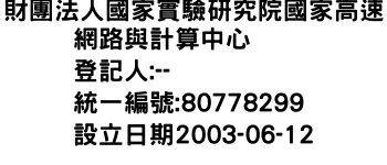 IMG-財團法人國家實驗研究院國家高速網路與計算中心