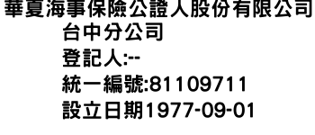 IMG-華夏海事保險公證人股份有限公司台中分公司