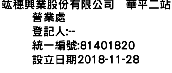 IMG-竑穗興業股份有限公司　華平二站營業處