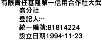 IMG-有限責任基隆第一信用合作社大武崙分社