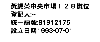 IMG-黃錫榮中央市場１２８攤位