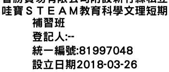 IMG-睿勝貿易有限公司附設新竹縣私立哇寶ＳＴＥＡＭ教育科學文理短期補習班