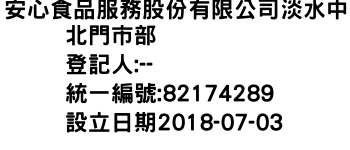 IMG-安心食品服務股份有限公司淡水中北門市部