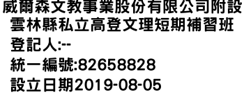 IMG-威爾森文教事業股份有限公司附設雲林縣私立高登文理短期補習班