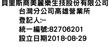 IMG-貝里斯商美麗樂生技股份有限公司台灣分公司高雄營業所