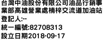 IMG-台灣中油股份有限公司油品行銷事業部高雄營業處楠梓交流道加油站