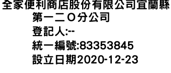 IMG-全家便利商店股份有限公司宜蘭縣第一二Ｏ分公司