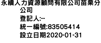 IMG-永續人力資源顧問有限公司苗栗分公司