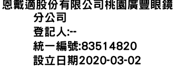 IMG-恩戴適股份有限公司桃園廣豐眼鏡分公司