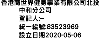 IMG-香港商世界健身事業有限公司北投中和分公司