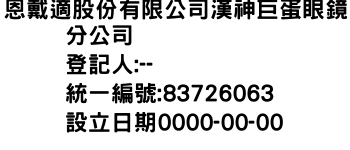 IMG-恩戴適股份有限公司漢神巨蛋眼鏡分公司