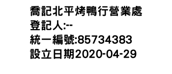 IMG-喬記北平烤鴨行營業處