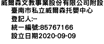 IMG-威爾森文教事業股份有限公司附設臺南市私立威爾森托嬰中心