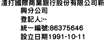 IMG-渣打國際商業銀行股份有限公司新興分公司