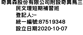 IMG-奇異森股份有限公司附設奇異鳥三民文理短期補習班