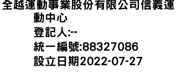 IMG-全越運動事業股份有限公司信義運動中心