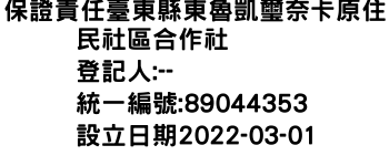 IMG-保證責任臺東縣東魯凱璽奈卡原住民社區合作社