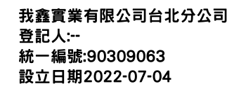 IMG-我鑫實業有限公司台北分公司