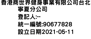 IMG-香港商世界健身事業有限公司台北寧夏分公司