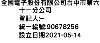 IMG-全國電子股份有限公司台中市第六十一分公司