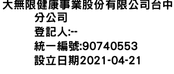 IMG-大無限健康事業股份有限公司台中分公司