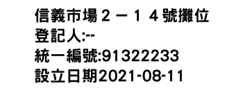 IMG-信義市場２－１４號攤位