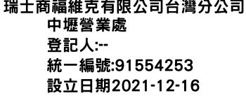 IMG-瑞士商福維克有限公司台灣分公司中壢營業處