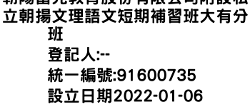 IMG-朝陽富元教育股份有限公司附設私立朝揚文理語文短期補習班大有分班