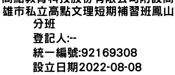 IMG-高點教育科技股份有限公司附設高雄市私立高點文理短期補習班鳳山分班