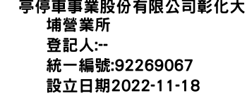 IMG-俥亭停車事業股份有限公司彰化大埔營業所